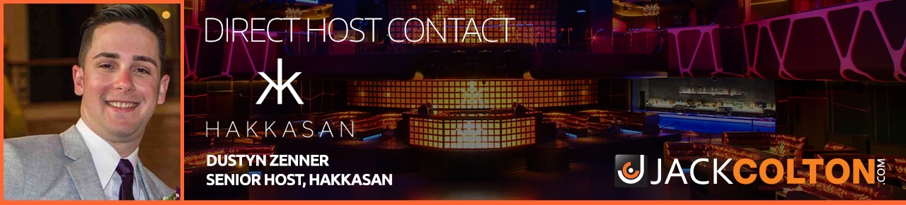Hakkasan bottle service